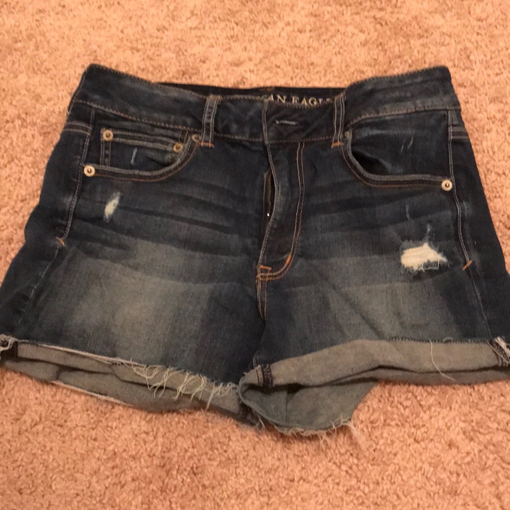 American Eagle Distressed Jean Shorts